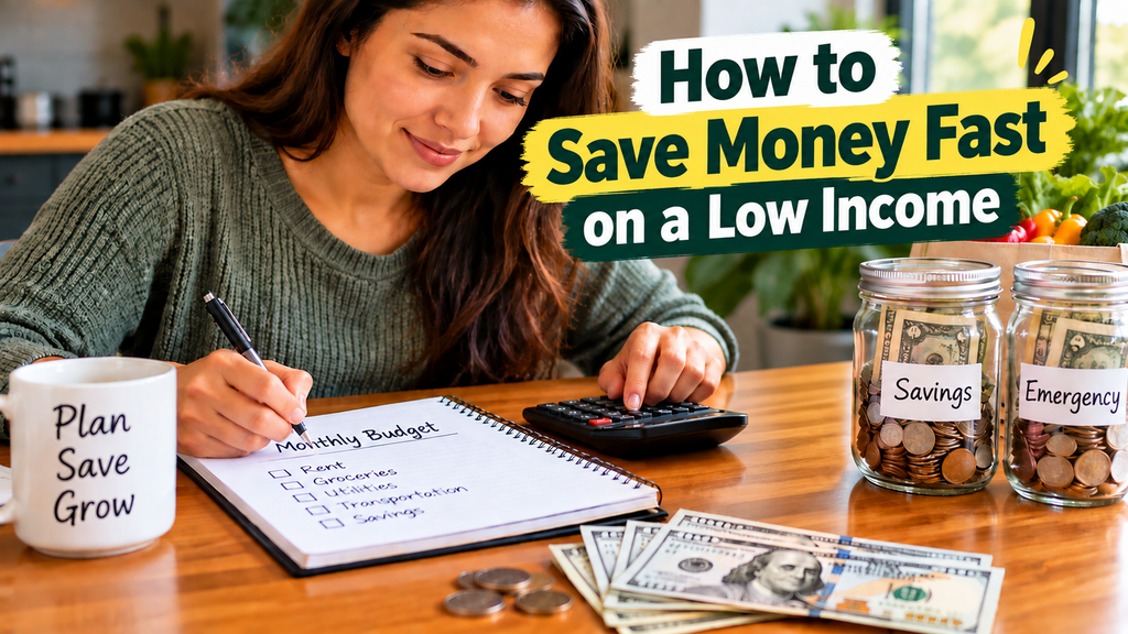 How to Save Money Fast on a Low Income