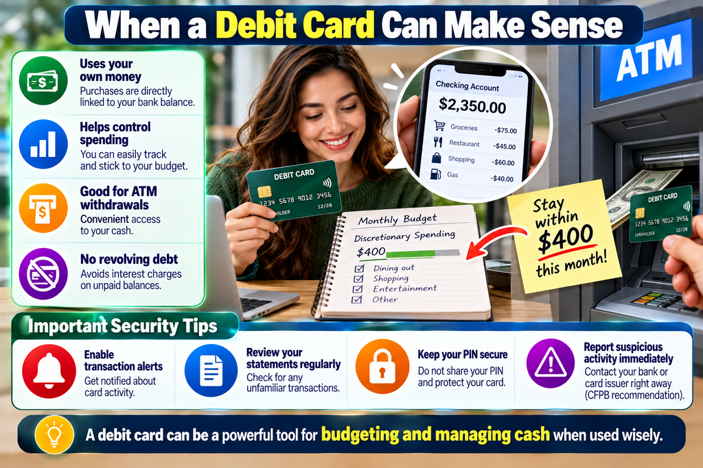 When a Debit Card Can Make Sense