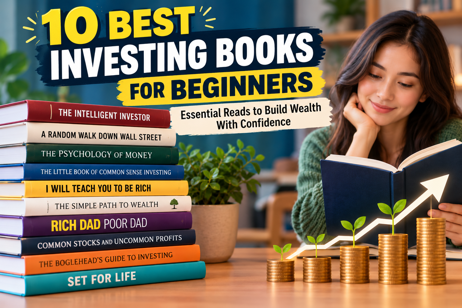 10 Best Investing Books for Beginners: Essential Reads to Build Wealth With Confidence