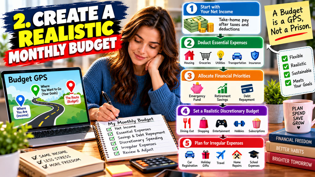 Create a Realistic Monthly Budget